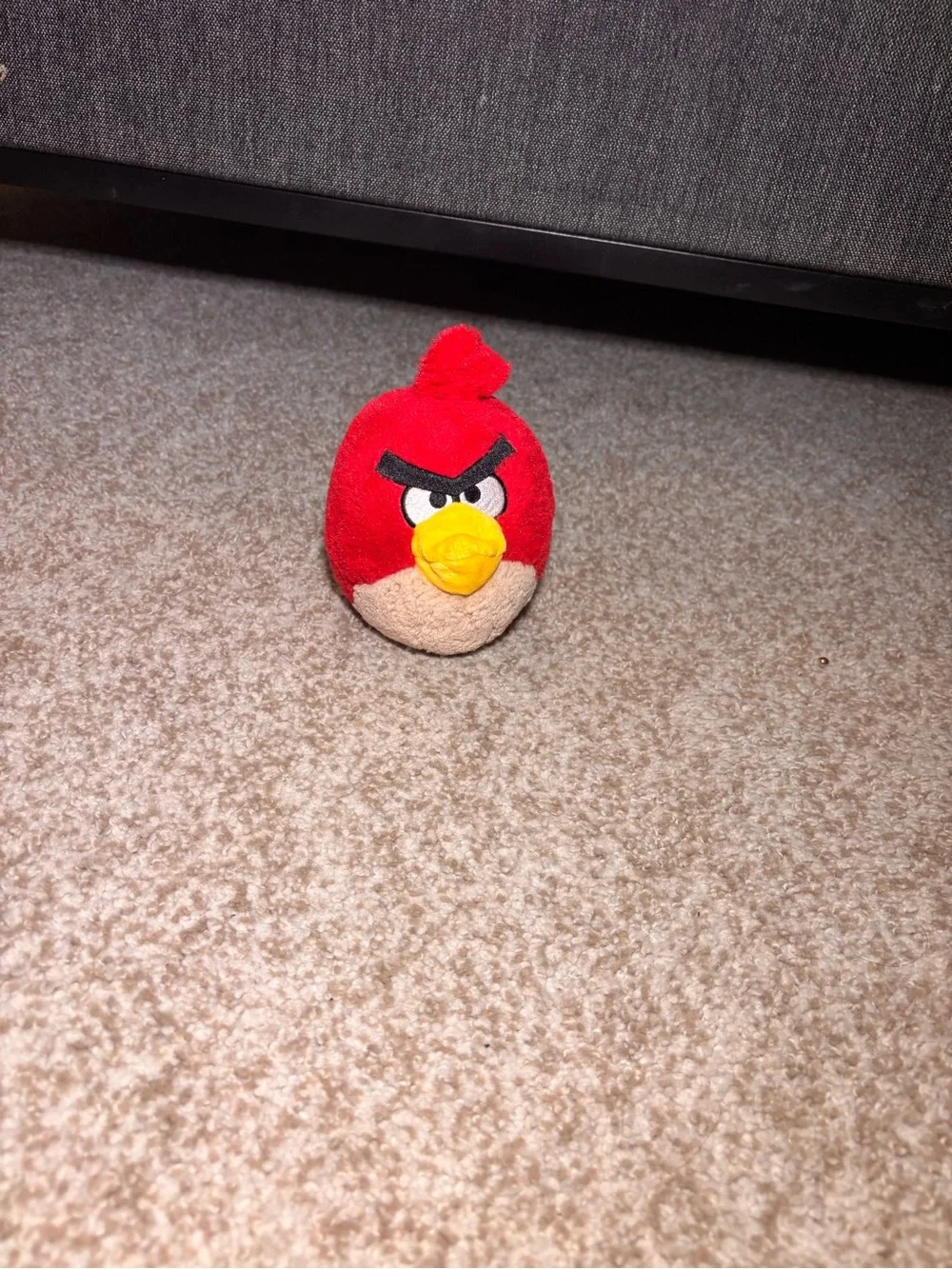 Red Plush Bird Toy